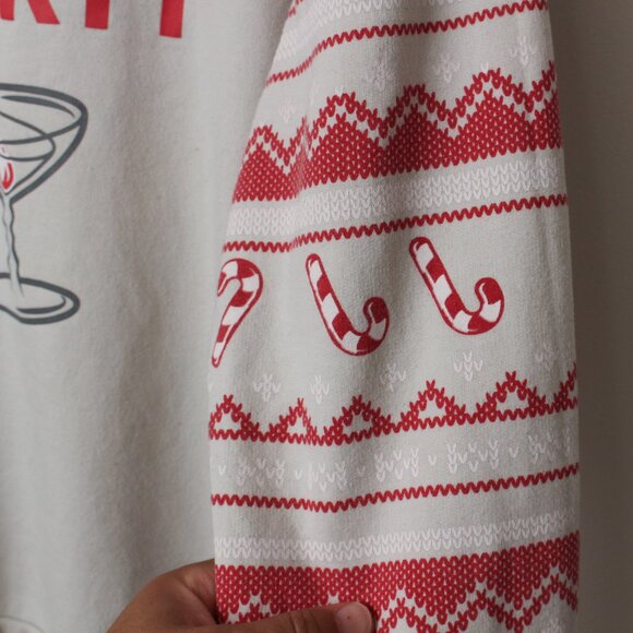 Ugly Christmas Sweater Men Medium Tan Full Of Holiday Spirit - Picture 7 of 8